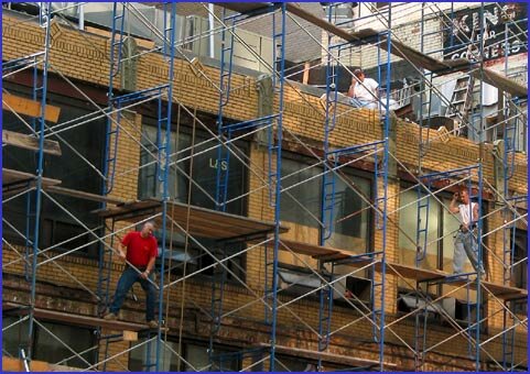 Scaffolders and King for Cornerssign